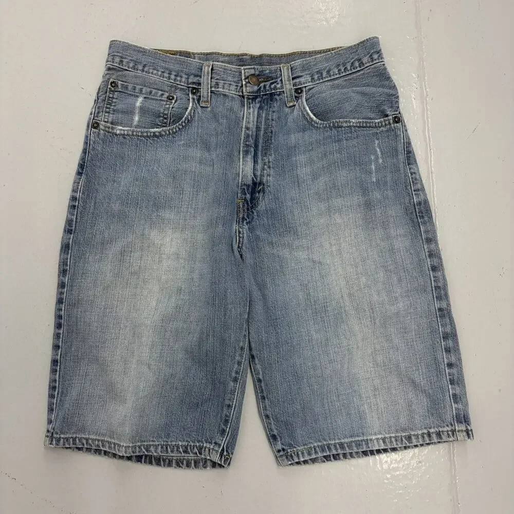 Vintage Y2k Levi's Blue Baggy Loose Fit Denim Jorts 31x11